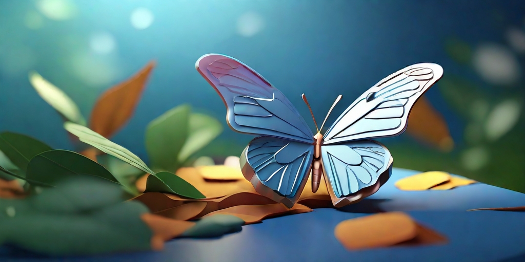 Change your lifestyle healthy like a butterfly 